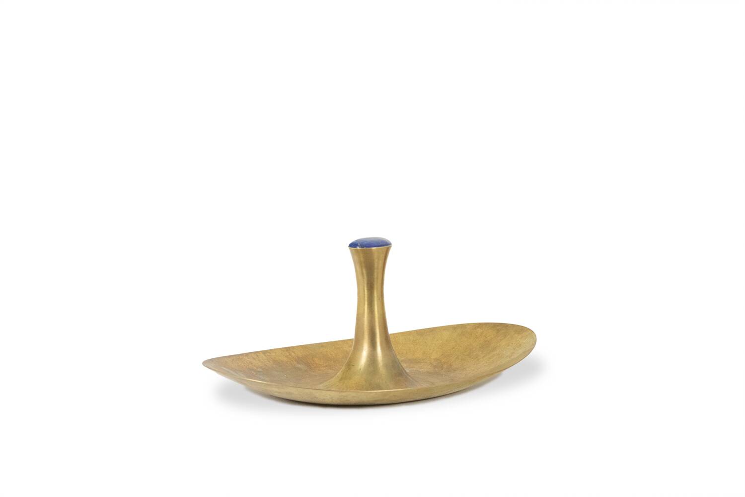 Philippe Hiquily. Hammered and gilded bronze bowl. Signed. 1980s.