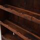 17th‑Century French Art Populaire Chestnut Cabinet with Gabled Top