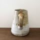 Glazed stoneware pitcher Pierre Lion Puisaye sandstone