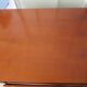 Cherry wood ogee chest of drawers - 4 drawers - 80s - long chest of drawers - Louis Philippe style