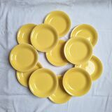 Deep plates or salad plates Villeroy & Boch yellow