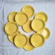 Deep plates or salad plates Villeroy & Boch yellow