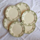 Set of 6 plates flat old earthenware Sarreguemines U et Cie model Arcole