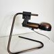 Lampe de table ajustable en bronze des années 80