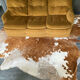 3-seater velvet sofa bed