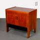 Chest of drawers in wood and opaline glass from the 1960s
