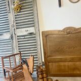 Antique headboard