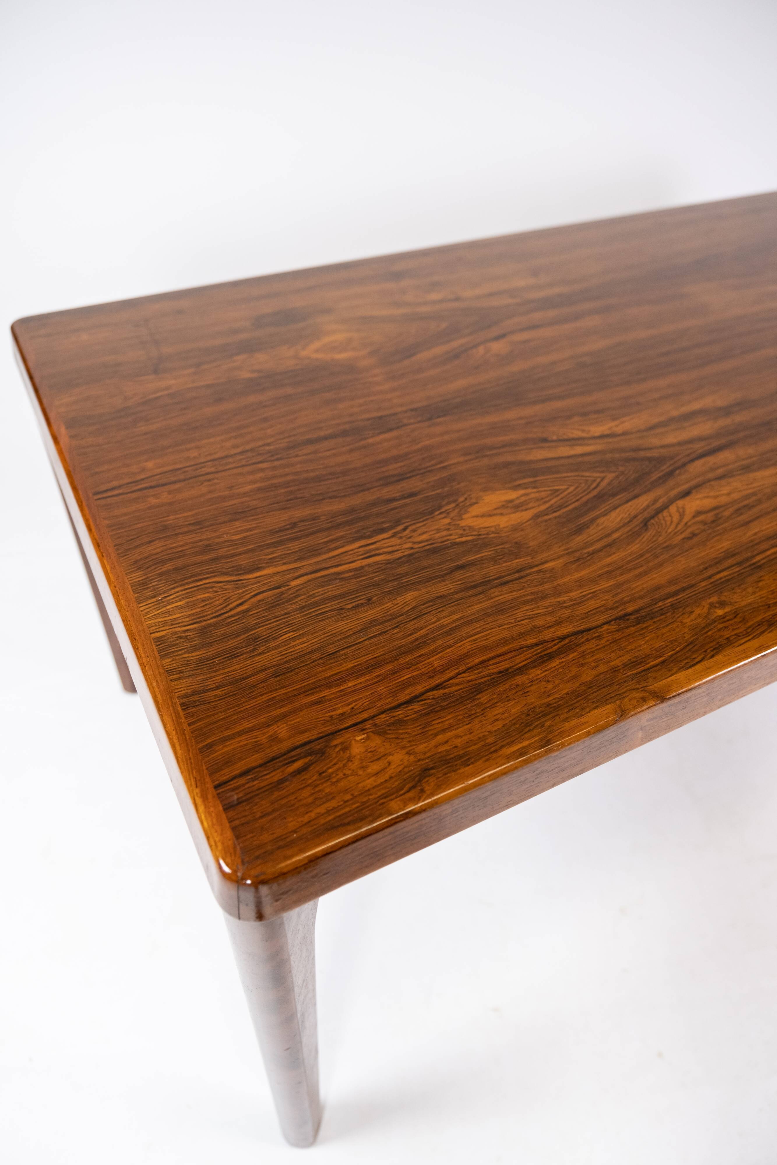 Coffee table in rosewood designed by Henning Kjærnulf, 1960s