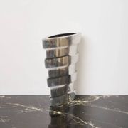 Vase "Strates" XL en fonte aluminium, 1970s