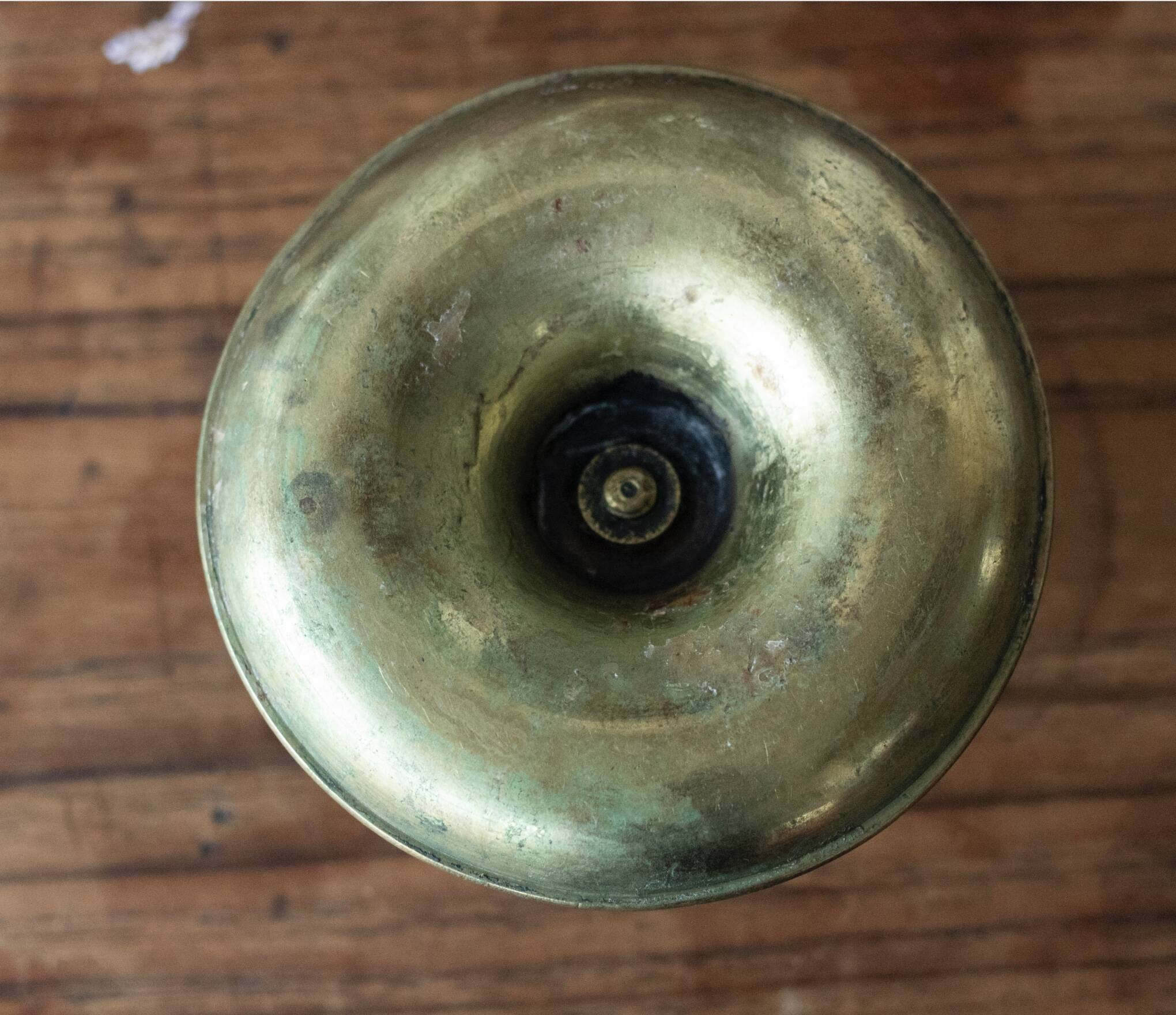 Vintage brass candle holder