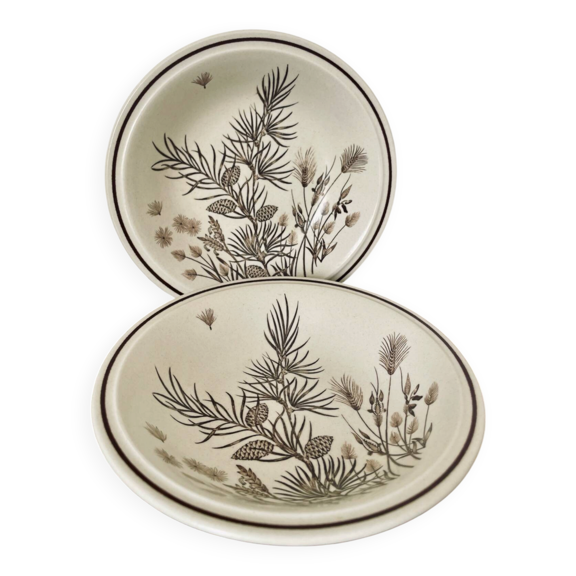 Set of 2 Grindley English ceramic plates.