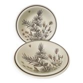 Set of 2 Grindley English ceramic plates.