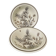 Set of 2 Grindley English ceramic plates.