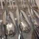 10 silver-plated cake forks by Christofle, Marly pattern