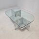 Italian Marble and Glass Coffee Table, 1980's