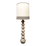 Vintage ceramic bubble floor lamp ''Earth tones''