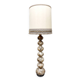 Vintage ceramic bubble floor lamp ''Earth tones''