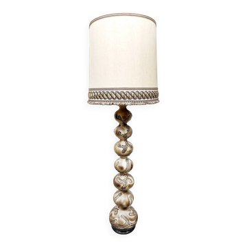 Lampadaire à bulles en céramique vintage ''Tons de terre''