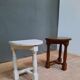 Pair of stool in solid chene