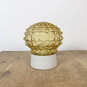 Vintage White Porcelain Ceiling Light, 1970s