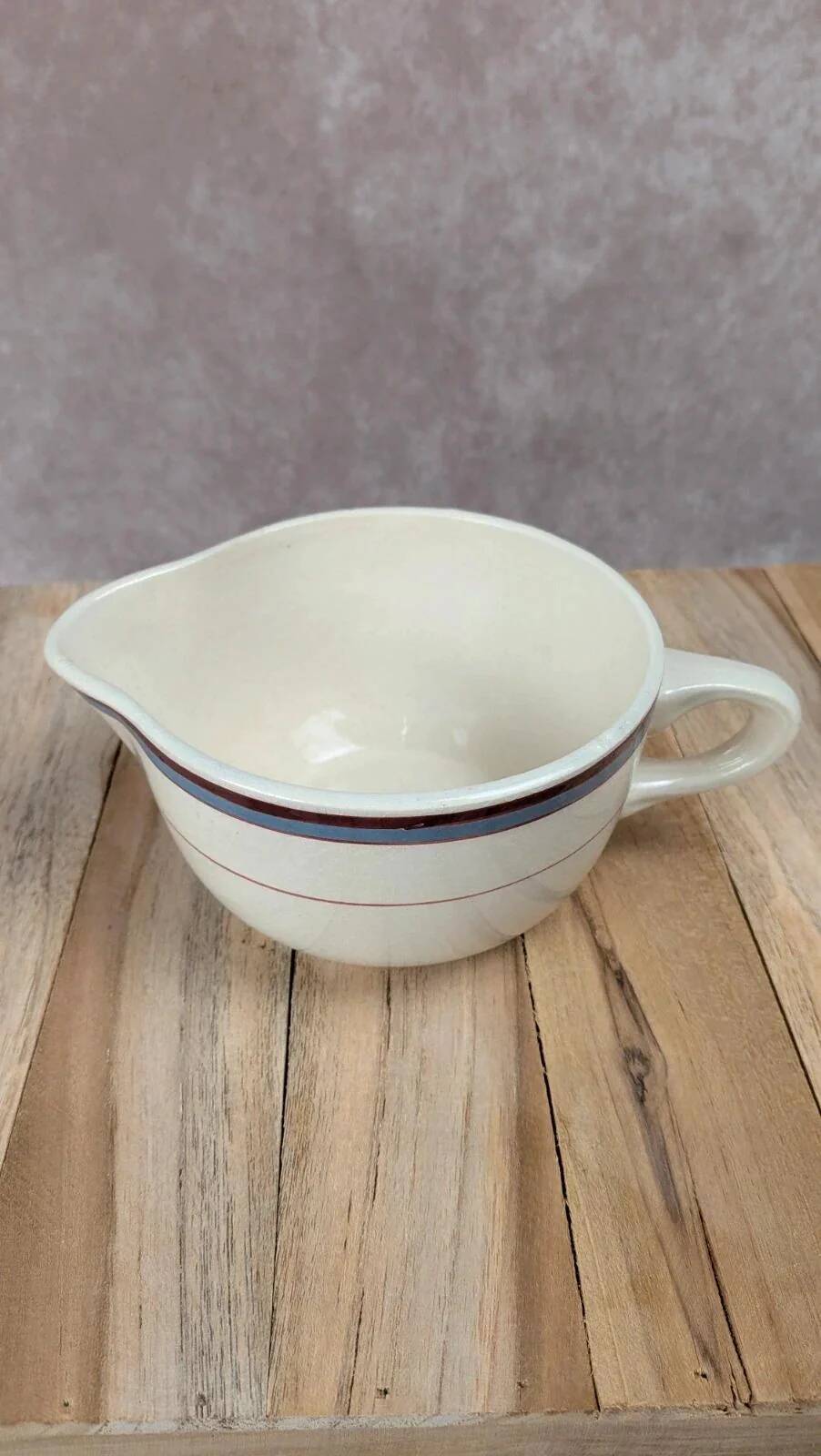 Saucière vintage Céranord Saint-amand – Modèle Bordeaux