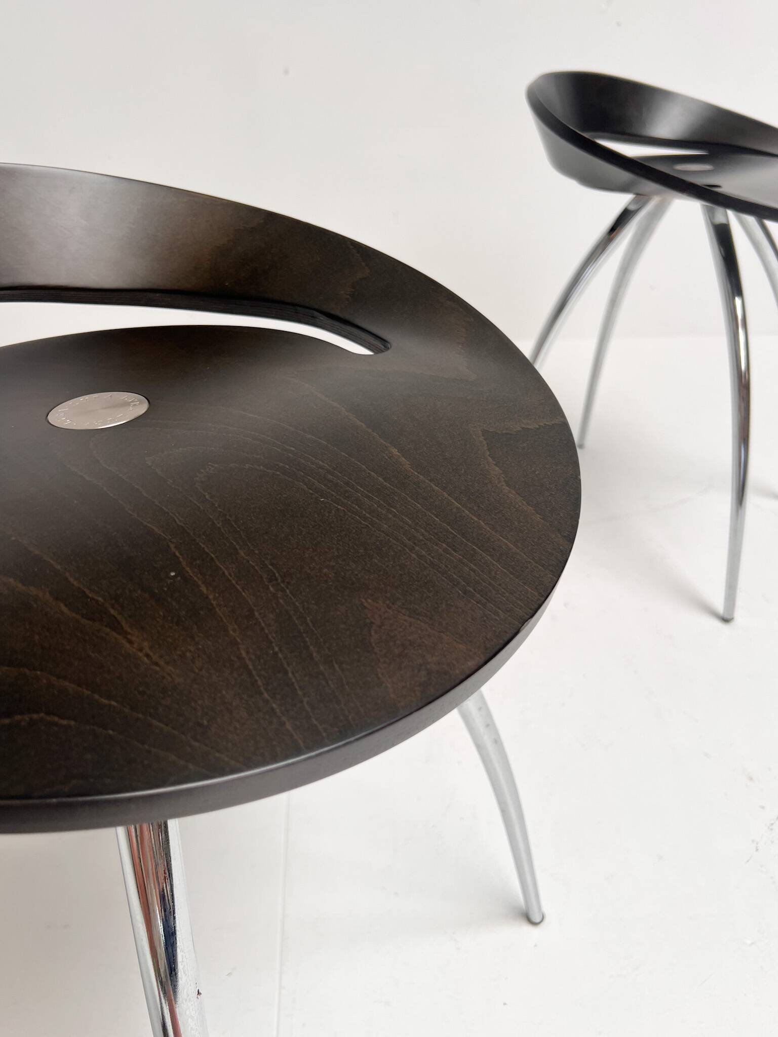 3 tabourets Magis Lyra par Sigurdur Thorsteinson, années 1990
