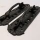 Cast iron dragon door handle 30cm pair