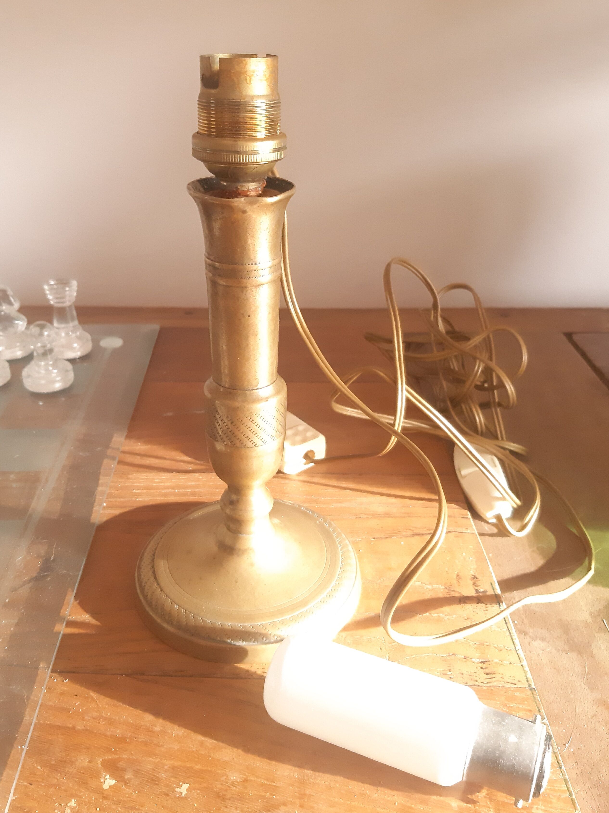 Antique candle holder