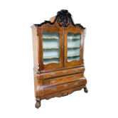 Antique dutch cabinet on claw feet