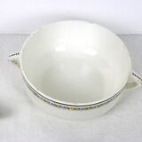 Ironware salad bowl, Valence model by Digoin