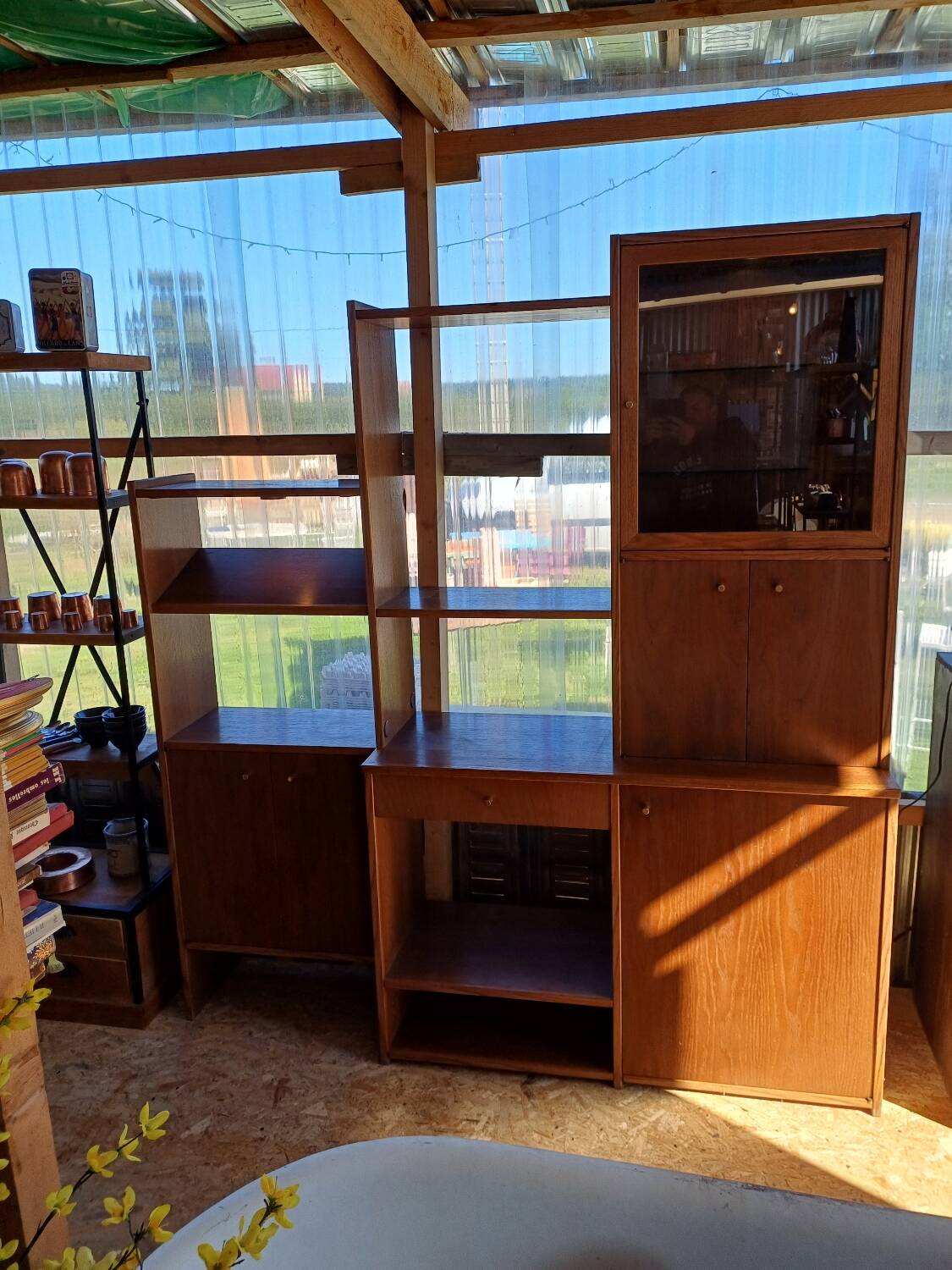 Bibliothèque étagère vintage