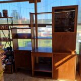 Vintage bookshelf library