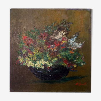 Tableau "Le bouquet" signé A.Berndt