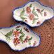 Vintage Ceramic Bowls – Hand-Painted Floral Design