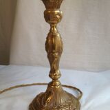 Bronze globe lamp