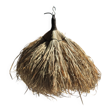 Suspension ou abat-jour en fibres naturelles alang alang H60 D60