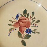 Lot of 2 plates Digoin Sarreguemines model 9177