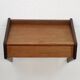 Floating nightstand  in teak wood by Sigfred Omann for Olholm Mobelfabrik