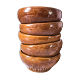 5 sandstone bowls