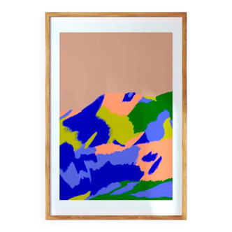 Montchavin - Limited edition art print (A3)