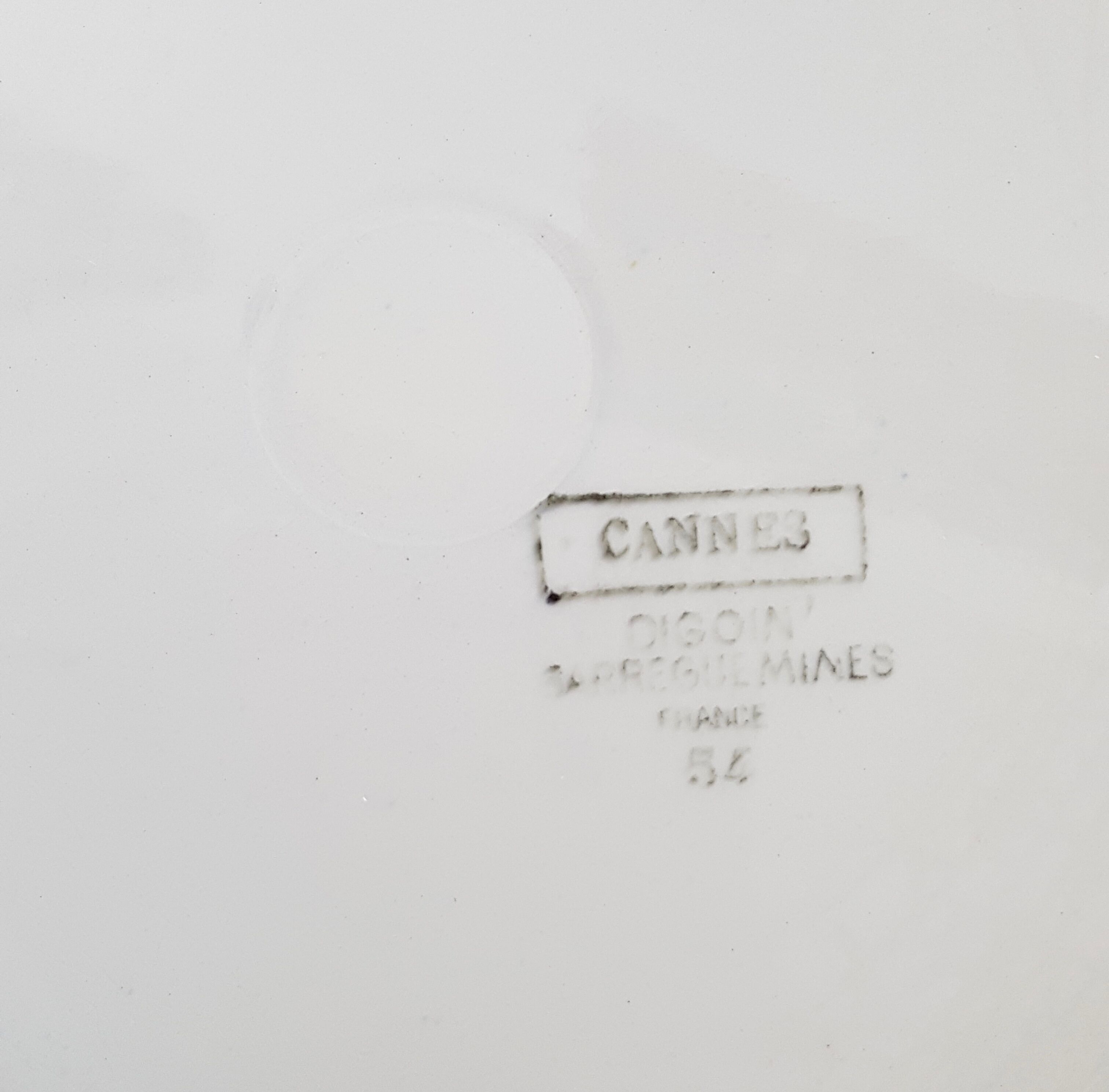 Earthenware from  Digoin Sarreguemines