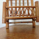 Wall mail rack in bamboo 60s 70s