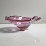 Italian Alexandrite Bowl, handmade with stripes - 1970s