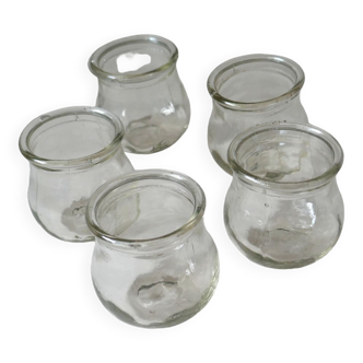 Glass candle holders