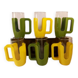 Esso advertising glasses