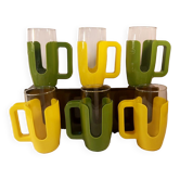 Esso advertising glasses