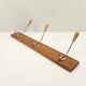 Vintage style hook 3 hooks in wood and metal