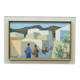 Stig Wernheden, Scandinavian Modern Landscape, 1960s, Oil on Canvas, Framed