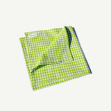 Serviette en vert & blanc motif gingham