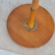 Wooden floor lamp with cotton rope shade